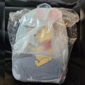 NWT Loungefly Winnie the Pooh 95th Anniversary Triple Pocket Mini Backpack